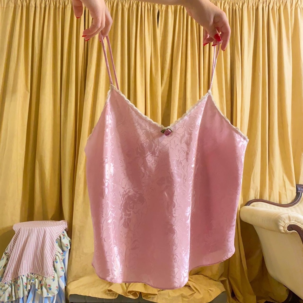 Vintage Pink lingerie pajama set